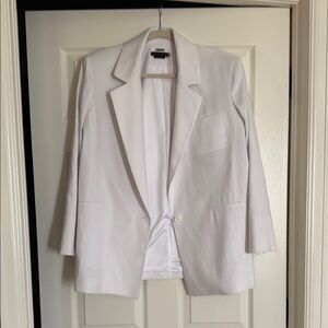 Alice+Olivia linen White Blazer